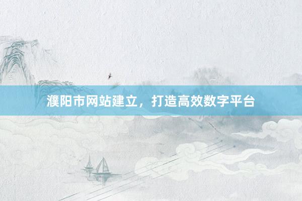 濮阳市网站建立，打造高效数字平台